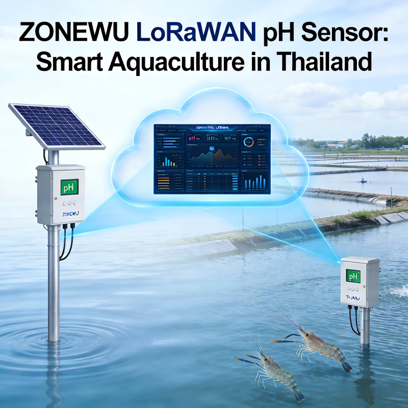 Latest company Cases about LoRaWAN Water Quality pH Sensor in Southeast Asian Aquaculture